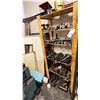 Image 2 : WOOD SHELF UNIT WITH ASSORTED MACHINE LATHE/MILLING AND DRILLING TOOLING