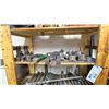 Image 7 : WOOD SHELF UNIT WITH ASSORTED MACHINE LATHE/MILLING AND DRILLING TOOLING