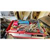Image 2 : CRAFTSMAN 6 DRAWER TOOL BOX FILLED WITH ASSORTED TOOLS, FILES AND MORE