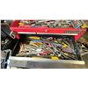 Image 4 : CRAFTSMAN 6 DRAWER TOOL BOX FILLED WITH ASSORTED TOOLS, FILES AND MORE