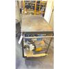 Image 1 : ROLLING METAL SHOP CART WITH ASSORTED TOOLS, DIES AND MORE