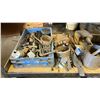 Image 3 : ROLLING METAL SHOP CART WITH ASSORTED TOOLS, DIES AND MORE