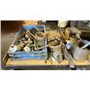 Image 4 : ROLLING METAL SHOP CART WITH ASSORTED TOOLS, DIES AND MORE