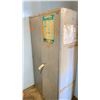 Image 1 : 2 DOOR METAL STORAGE CABINET WITH CONTENTS