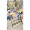 Image 3 : 2 WHEEL DOLLY, 2 BRAND NEW CASTERS, COMMERCIAL ELECTRIC SHOP FAN AND BLACK AND DECKER FOLDABLE CART