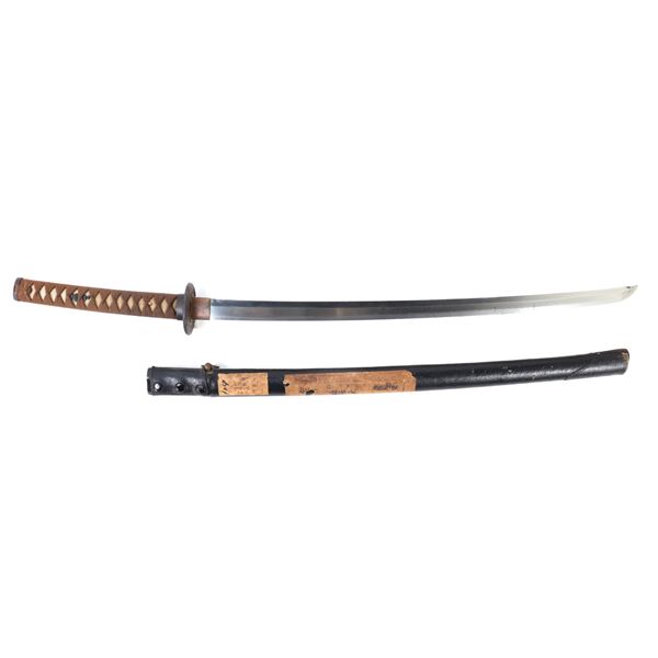 Japanese Katana & WWII Field Mounts, Shin Shinto