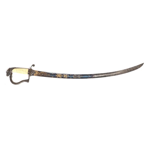 American Eagle Head Pommel Cavalry Sword, 1805–1820