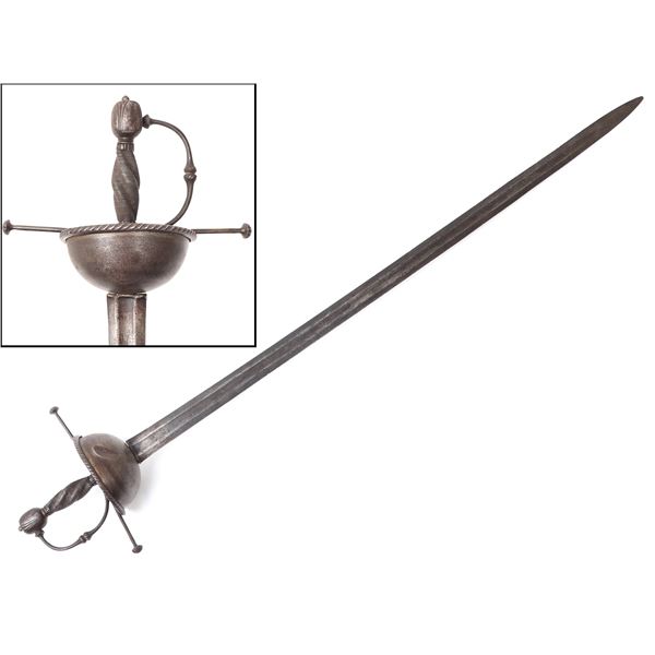 Spanish Colonial Cup Hilt Rapier, 17th c.