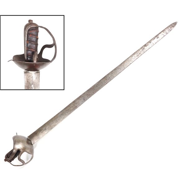 Rare Spanish Military Palash Broad Sword, Early-18th c.