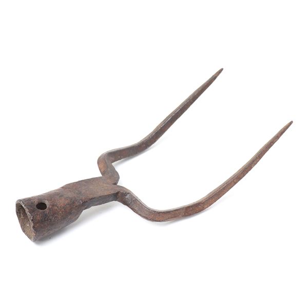 Large Spanish Colonial War Fork, 18th C.