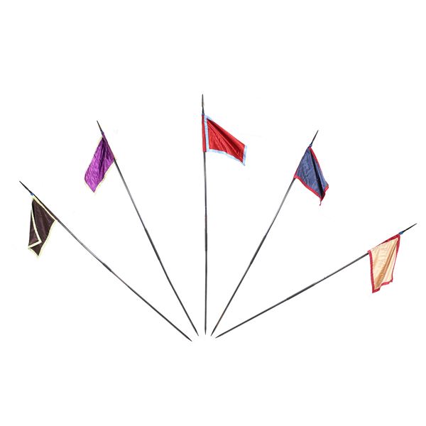 Collection of Infantry Pikes & Flags, Ex-Higgins Museum