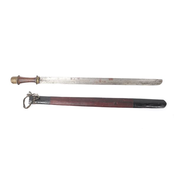 Early Tibetan Long Sword, 19th Century