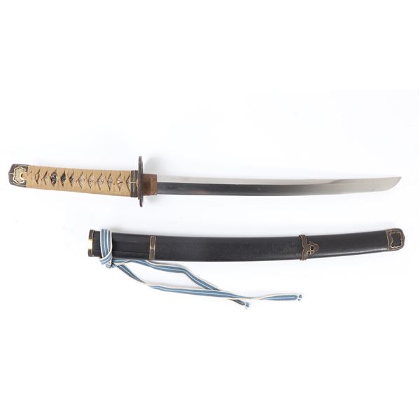 Excellent Japanese Wakizashi Sword & Scabbard