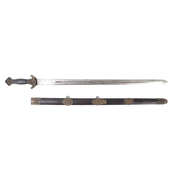 Chinese Jian Sword & Scabbard