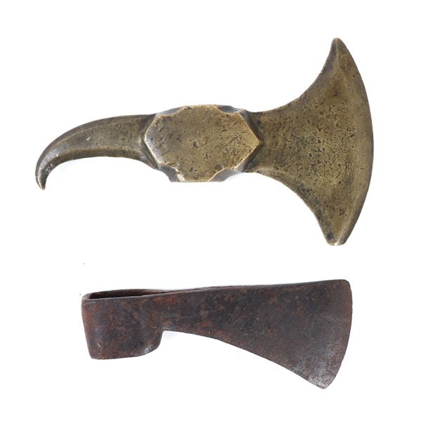 Two Early Trade Axe Head