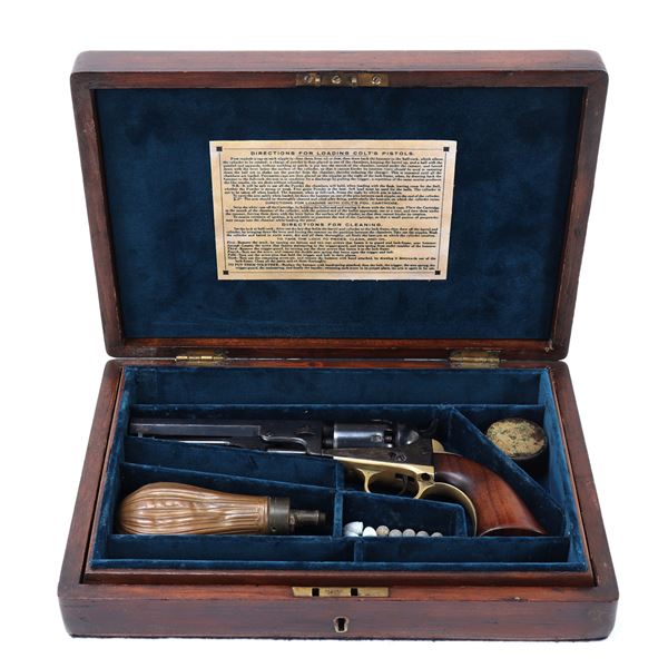 Cased Colt 1849 .31 Cal Pocket Revolver