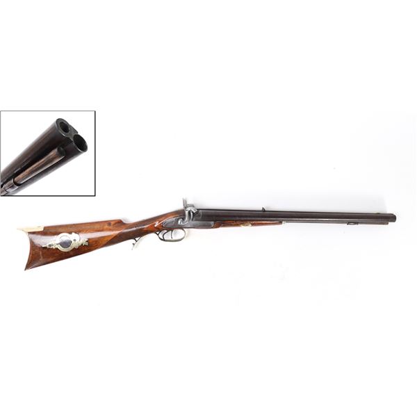 American Double Barrel Percussion Blanket Gun