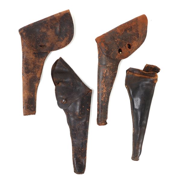 Group Lot of 4 Pre-Civil War Holsters