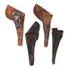Image 2 : Group Lot of 4 Pre-Civil War Holsters