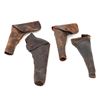 Image 4 : Group Lot of 4 Pre-Civil War Holsters