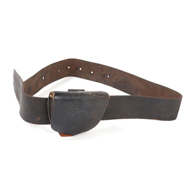 Confederate "CS" Belt & Pouch