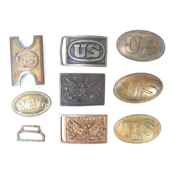 Collection of US Belt Buckles