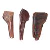 Image 2 : Group of 3 Antique Holsters, 19th C.