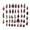 Image 1 : 42 Red Jasper & Obsidian Arrowheads