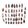 Image 2 : 42 Red Jasper & Obsidian Arrowheads