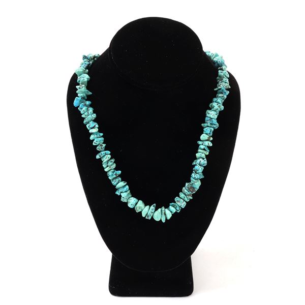 Beautiful Chunky Turquoise Beaded Necklace