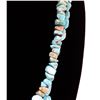 Image 4 : Dual Strand Raw Turquoise Necklace