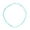 Image 6 : Dual Strand Raw Turquoise Necklace