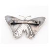 Image 4 : Lovely Navajo Sterling Silver & Turquoise Butterfly Pin