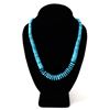 Image 1 : Gorgeous Turquoise Disc Bead Necklace