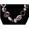 Image 2 : Gorgeous Amethyst & Rock Crystal Necklace