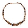 Image 4 : Stunning All Natural Tiger's Eye Beaded Necklace