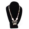 Image 2 : Stunning Rhodonite & Multi-Gem Butterfly Necklace