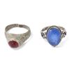 Image 1 : Two Fine Early Persian Silvered Rings