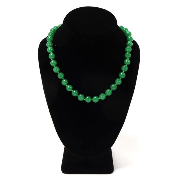 Gorgeous Chinese Jade Style Beaded Necklace