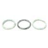 Image 1 : Trio of Lovely Chinese Stone Carved Bangle Bracelets