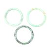 Image 2 : Trio of Lovely Chinese Stone Carved Bangle Bracelets