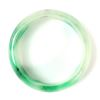 Image 3 : Gorgeous Green Apple & Snow White Chinese Bangle Bracelet