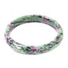 Image 1 : Gorgeous Diamond Cut Chinese Mixed Jade Bangle Bracelet