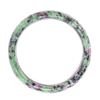 Image 2 : Gorgeous Diamond Cut Chinese Mixed Jade Bangle Bracelet