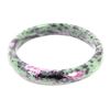 Image 4 : Gorgeous Diamond Cut Chinese Mixed Jade Bangle Bracelet