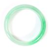Image 1 : Stunning Chinese Green & White Jade Bangle