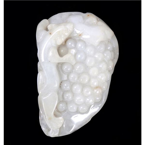 Chinese White Jade Style Grapes & Jaguar