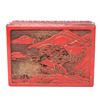 Image 6 : Chinese Imitation Cinnabar Jewelry Box