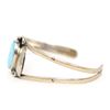 Image 3 : Gorgeous Sterling Silver & Turquoise Native American Bracelet