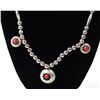 Image 4 : Sterling Silver & Coral Native American Necklace